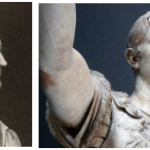 Roman historian Titus Livius (L) was a spin doctor for Emperor Augustus (R)